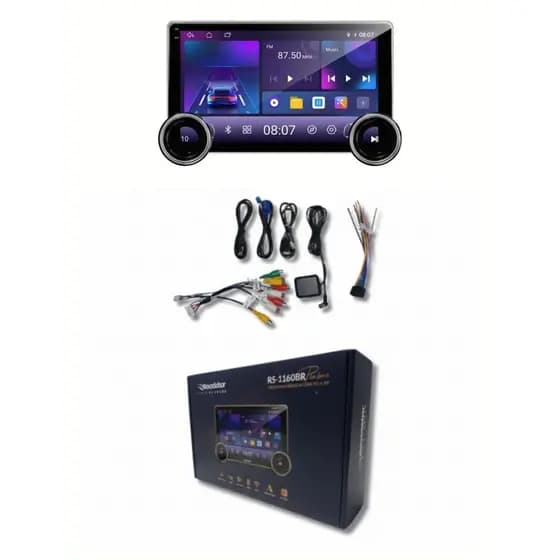 Central Multimídia Roadstar RS-1160BR PRO LINE Android Auto Carplay Sem cabo Bluetooth GPS WIFI Universal