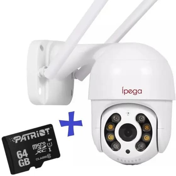 Câmera De Segurança Wi-fi Externa À Prova D'água Full HD Monitoramento + Cartão 32 Gb **Recondicionada**Sem Caixa