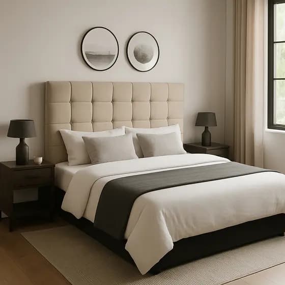 Cabeceira Cama Box Estofada Solteiro 90 cm Costa Rica Suede