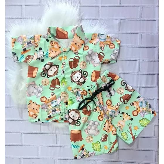 Conjunto Mauricinho Safari Fazendinha Menino