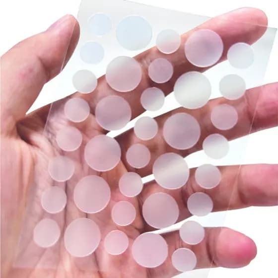 108 Adesivo Secativo para Espinhas – Transparente, Antiacne, Uso Diário e Noturno | Kit 36/100
