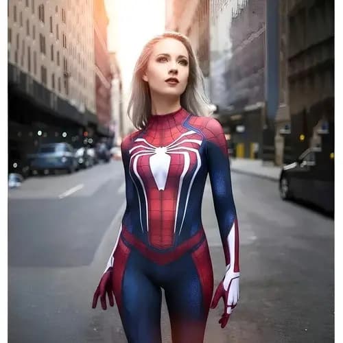 Fantasia Feminino Homem Aranha Mulher Solado Antiderrapante Envio SP - Geek Infantil Adulto 2026
