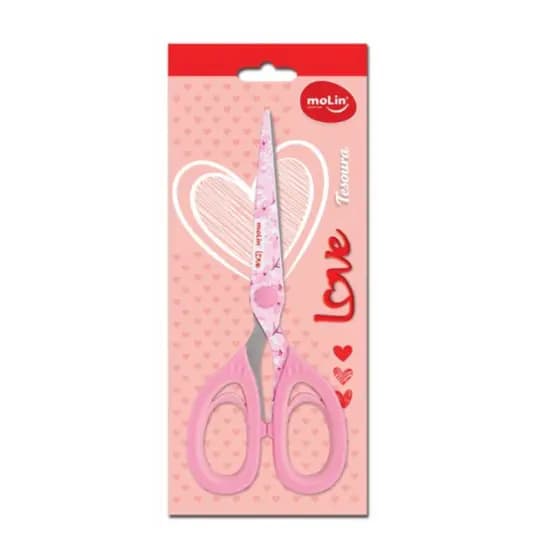 Tesoura love flowers - Molin