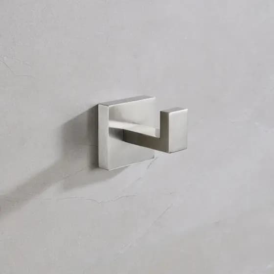 Suporte Gancho Cabide Aço Inox 304 Aço escovado Quadrado Banheiro Porta Toalhas