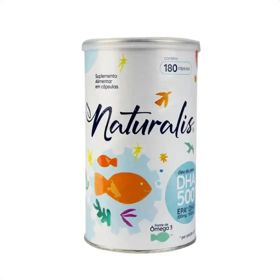 Ômega 3 DHA 500 - 180 Cápsulas Naturalis