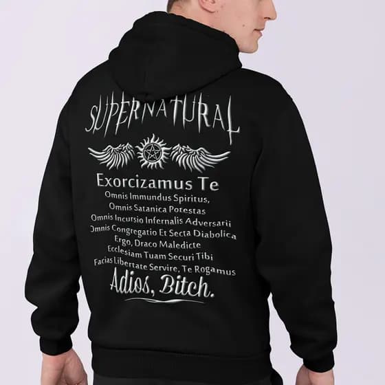 Blusa De Frio Supernatural Dean Whinchester Sam Supernatural Moletom Agasalho Unissex Algodão