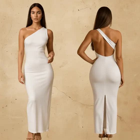 Vestido Longo Mula Manca Elegante Reveillon Alta Elasticidade Suplex Veste 36 ao 42