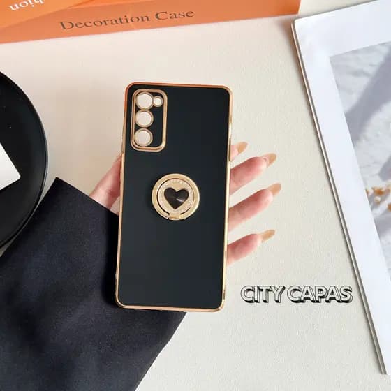 City Capas – Capinha Galaxy A55 A54 A35 A34 A25 A24 A15 A14 A05 A04 M54 M34 M14 M04 com Anel Coração