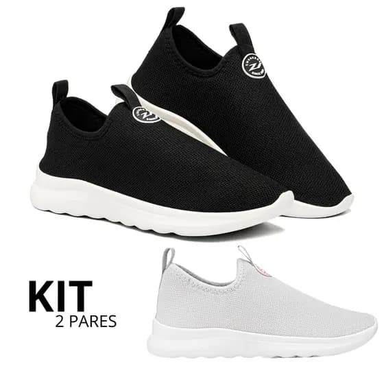 Kit Tenis Feminino Leve Macio Confortável