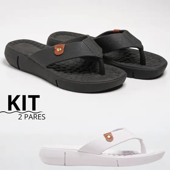 Combo 1 Par e 2 Pares Tamanco Feminino Modal Flexível Dia a Dia