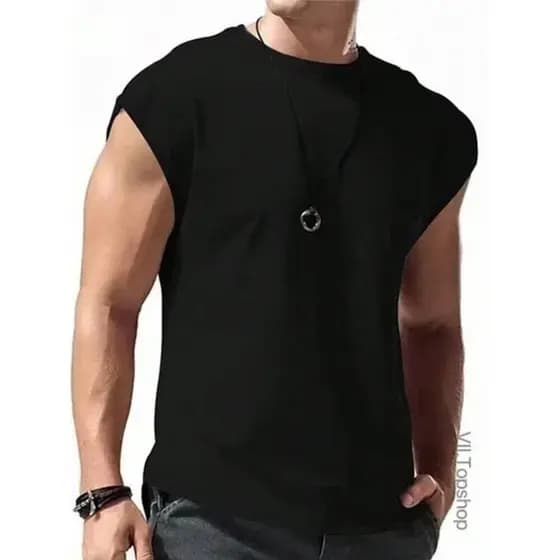 Regata Camiseta Masculina 100% algodão Sem Manga Básica Verão