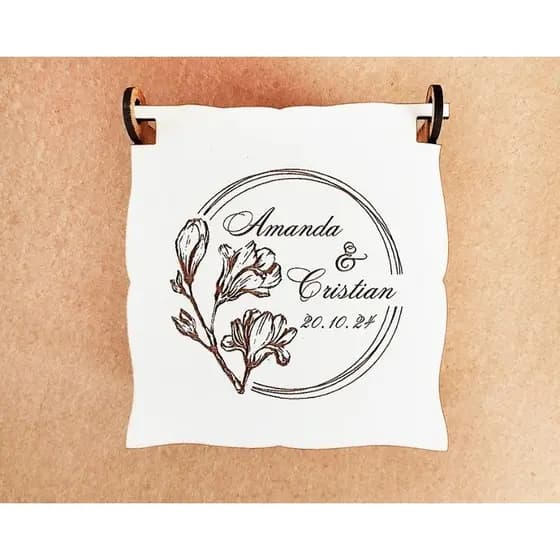 2 Caixas personalizadas para casamento em MDF 10x10x5