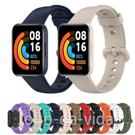 Pulseira De Silicone Colorida Para Xiaomi Redmi Watch 2/2Lite DK store