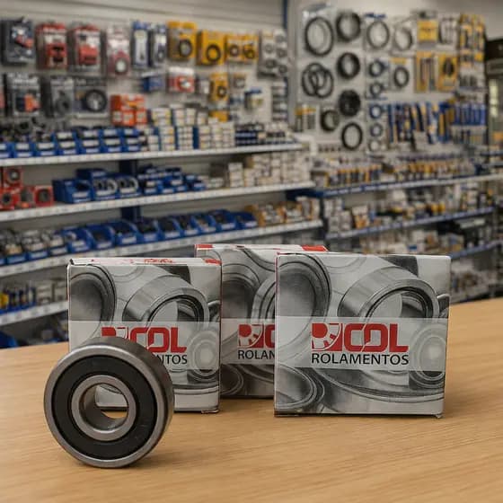 Kit 10 Rolamento 609 2RS CDL 9x24x7mm Blindado Original Manutenção Ferramenta 6092rs