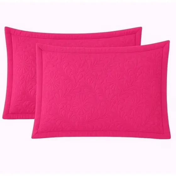 Kit 02 Capas Porta Travesseiro Ultrassônico Matelado 0,70x0,50 Diversas Cores