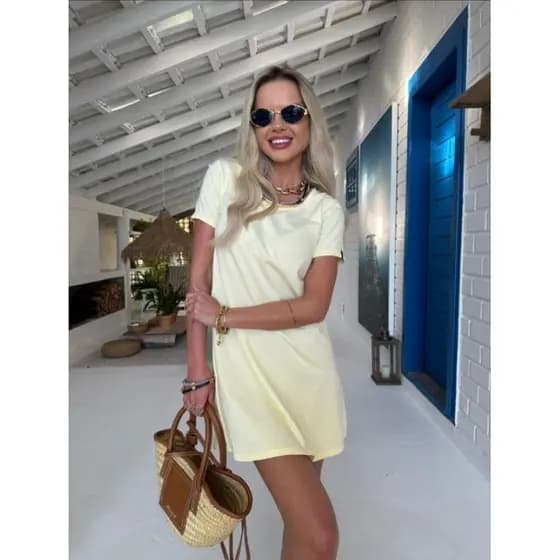 Vestido Básico - Malha 100% algodão