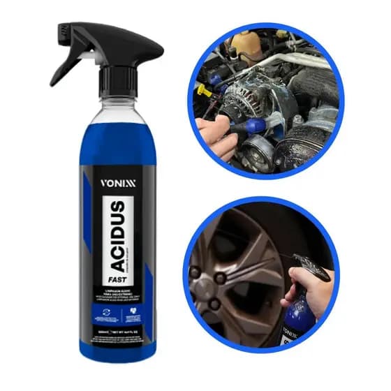 ACIDUS FAST 500ml VONIXX - Limpador Ácido Automotivo de Alta Performance