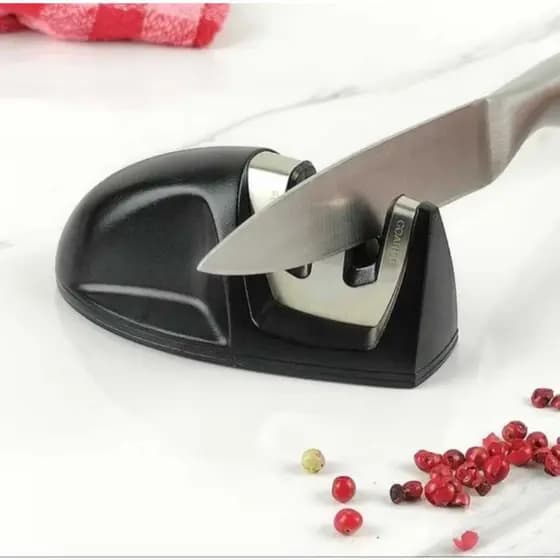 Amolador de Facas Afiador Profissional Diamantado Aço inox 2 estágios