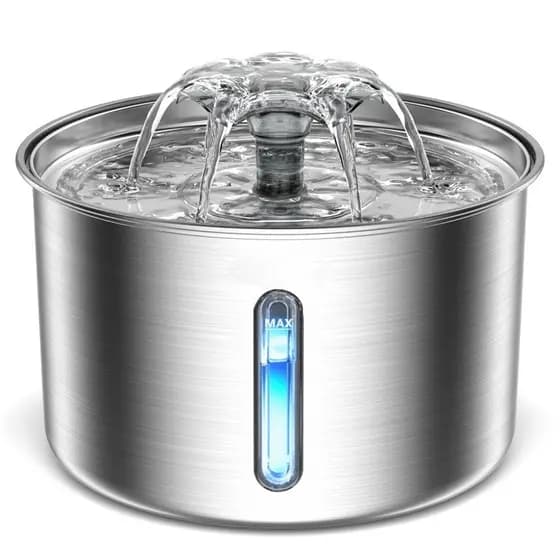 3l Fonte De Água De Aço Inoxidável Para Gatos E Cãe