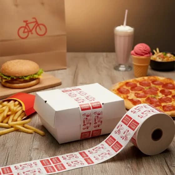 Etiquetas Lacre Segurança Ideal para Lanche