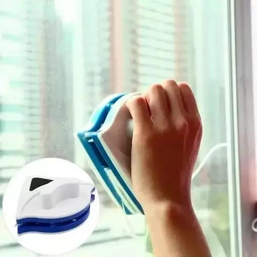 Limpador Magnético De Vidros Para Janelas Limpeza Limpa Vidro Rodo Mágico Aquários Imã