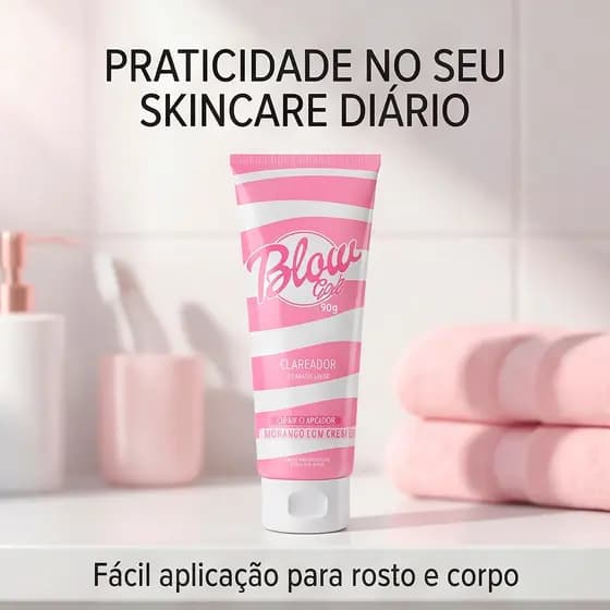 Creme Reparador de Manchas Rosto Axila Virilha com Aloe Vera Calmante 90g Blow Girl