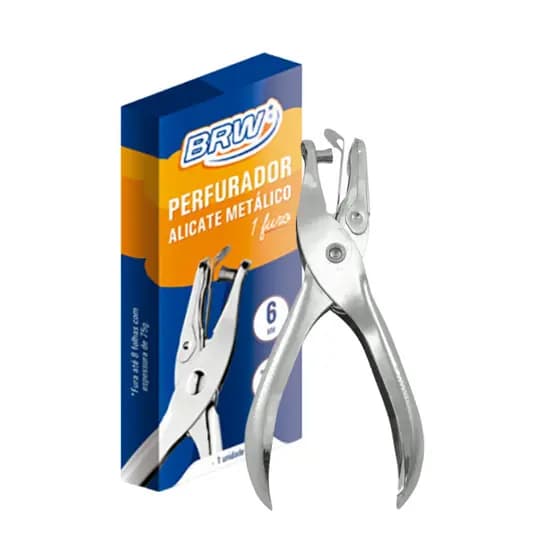 Alicate Perfurador BRW Metálico Profissional