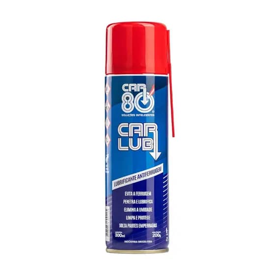 Desengripante Antiferrugem Lubrificante Multiuso Carlub 300ml Car80