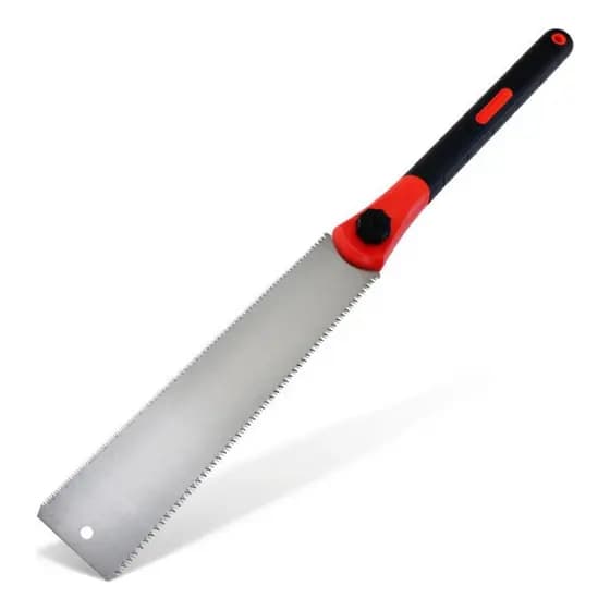 Serrote Japonês Ryoba Airaj Gyokucho 650mm Duplo Dente Flush