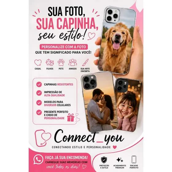 Capinha Com Foto Personalizada Para Qualquer Celular