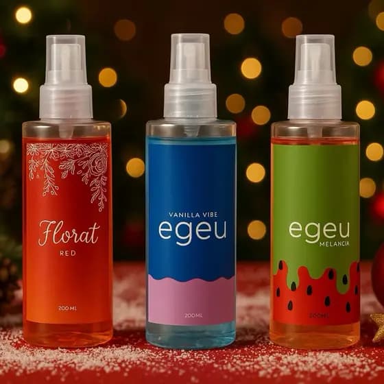Trio body splash feminino flora melancia vanilla colônia pós banho suave