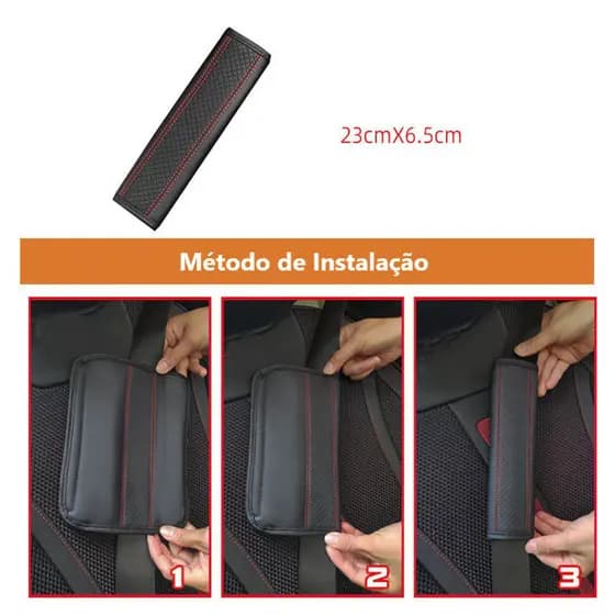 Capa De Cinto De Segurança Para Carros Clássico Couro Ombros Do Carro Acessórios ZEM