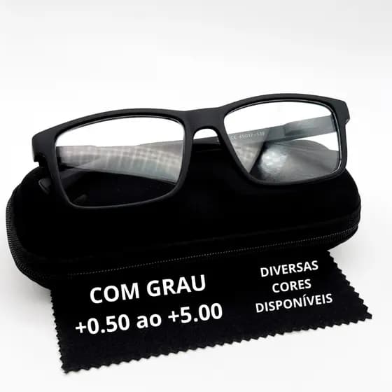 Óculos De Leitura Com Grau Perto Emborrachado Com Lentes Prontas Para Uso Presbiopia Descanso Unissex Masculino Feminino