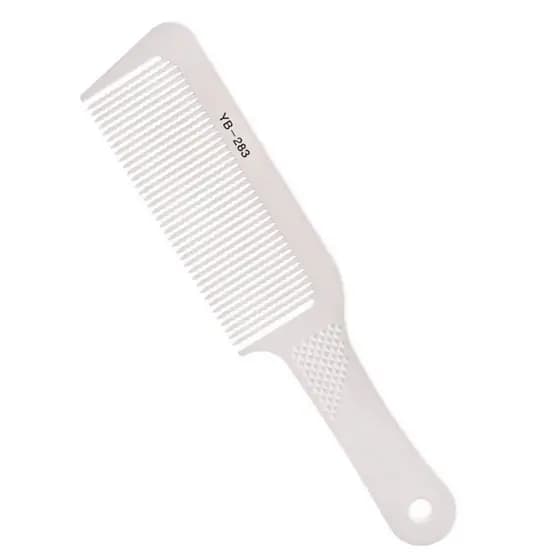 Pente de Corte Clipper Comb YB- 283 - Branco UMI
