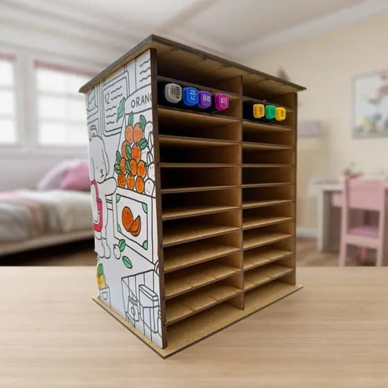 Suporte de Canetinhas Touch Organizador para 132 cores