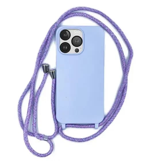 Capa com Alça para iPhone - Violeta (OFERTA)