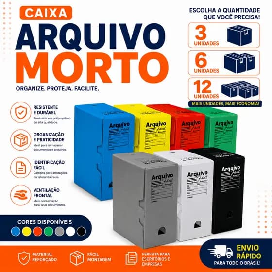 KIT PROMOCIONAL Arquivo Morto Polionda Ofício