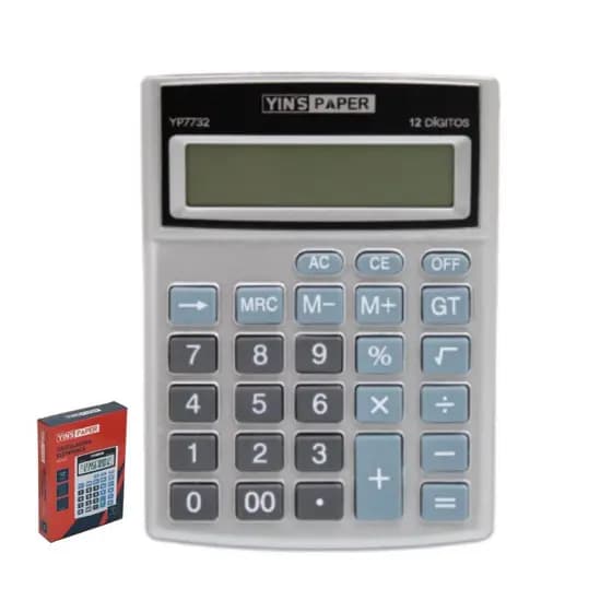 Calculadora Eletrônica 12 Dígitos - YP7732