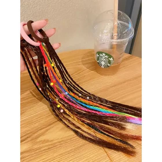 Kit 3 Cartela De Mecha De Cabelo Com Tererê Infantil Com 6 Unidades