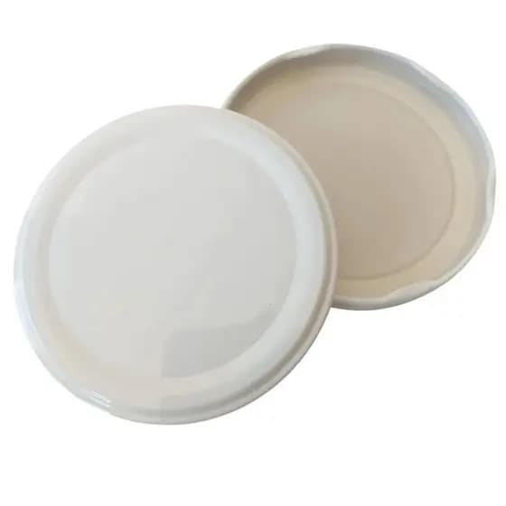 15 Tampas 85mm Metálicas BRANCA. Ideal Para a Sua Conserva, Resistente, Prática e Confiável.
