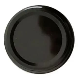 15 Tampas 74mm Metálica PRETO. Ideal Para Pote Vidro de 600ml e 800ml.