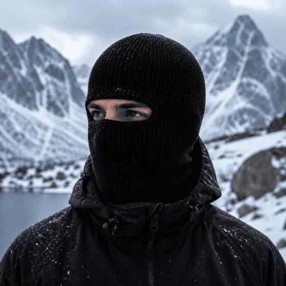 Touca Ninja Motoqueiro Feminina e Masculina Proteção Solar UV Grossa Camada Dupla Quentinha Inverno
