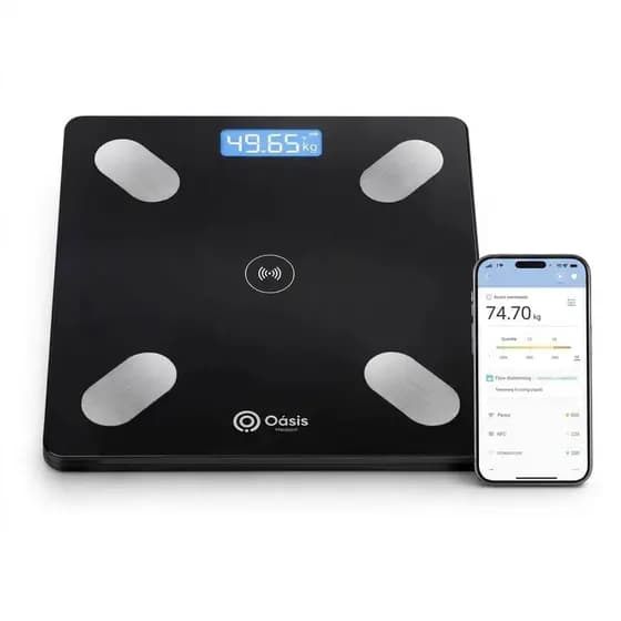 Balança Digital Corporal Bioimpedância Com Bluetooth Profissional