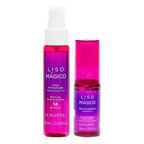 Liso Mágico Fluido Termoativo 60ml + Óleo Disciplinante 30ml