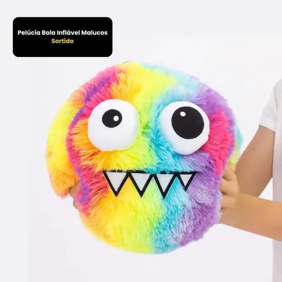 Pelúcia Bola Inflável Malucos Personagens Divertidos Brinquedo Inflável Macio Festa Criança Sortido