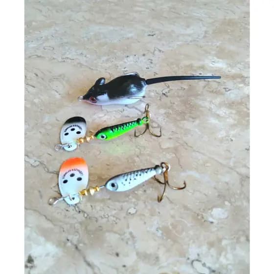 Iscas Artificiais Para Pesca de Traíras e Trairões com 3 Unidades