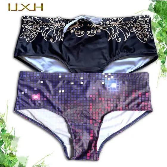 UXH Sungas Masculinas Cuecas Boxers Cintura Baixa Apertado Respirável Comfortável UDL103