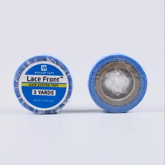 Fita Adesiva Walker Tape Prótese Mega Hair 3 Metros X 1.27cm Lace Front Azul fgh (Full lace, Silk top, Seda, Mono fine)