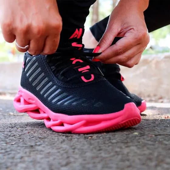 Tênis Feminino Barato Para Caminhada Academia Corrida Esportivo E Casual Leve Macio Dia a Dia