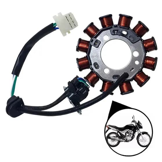 Estator Magneto Honda Cg Titan Fan 150 2009 2010 2011 2012 2013 Injetada